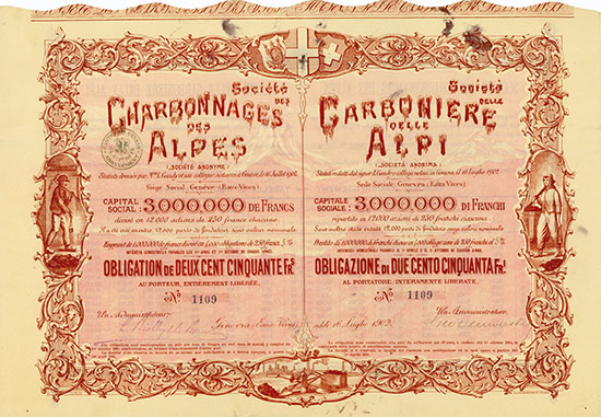 Société des Charbonnages des Alpes / Societá delle Carboniere delle Alpi