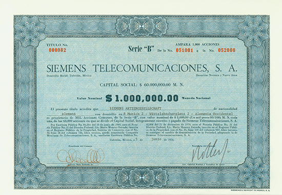Siemens Telecomunicaciones, S. A.