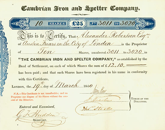 Cambrian Iron and Spelter Company