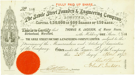 Savile Street Foundry & Engineering Company, Limited