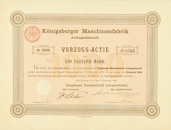 Königsberger Maschinenfabrik AG