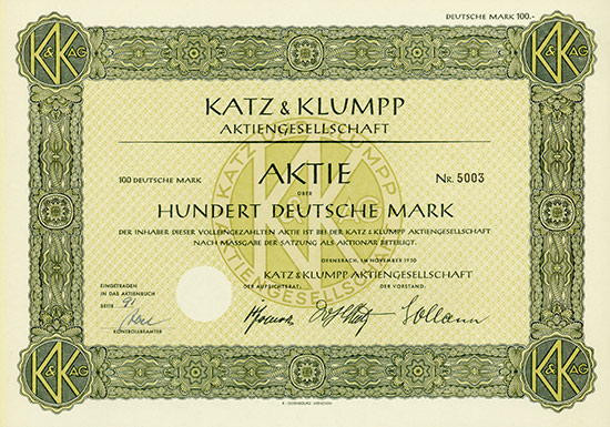 Katz & Klumpp AG