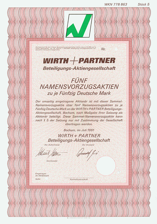 Wirth + Partner Beteiligungs-AG