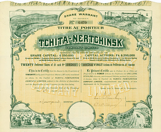 Tchita-Nertchinsk Company Limited [2 Stück]