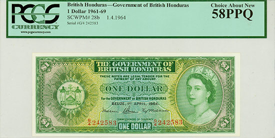 British Honduras - Government of British Honduras - Pick 28b