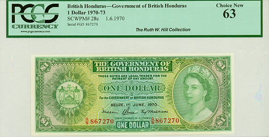 British Honduras - Government of British Honduras - Pick 28c