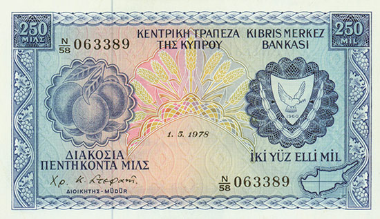 Cyprus - Central Bank of Cyprus - Pick 41c