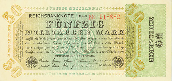 Germany - Reichsbanknote - Pick 119b - Rosenberg 117b