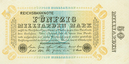 Germany - Reichsbanknote - Pick 119c - Rosenberg 116h