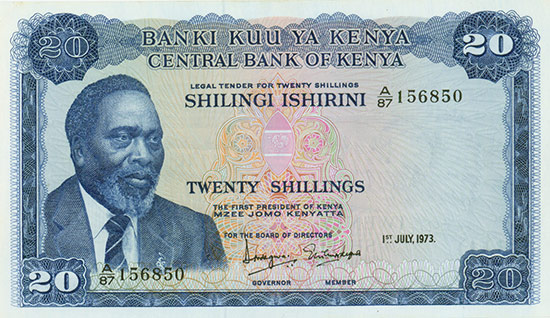 Kenya - Banki Kuu Ya Kenya - Central Bank of Kenya - Pick 8d