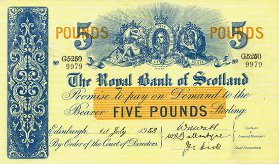 Scotland - Royal Bank of Scotland - Pick 323b