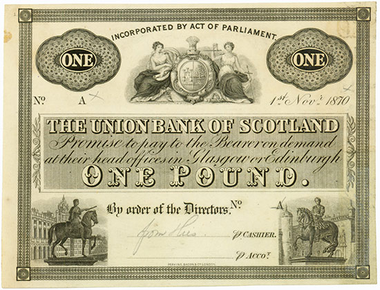 Scotland - Union Bank of Scotland - Pick UNL
