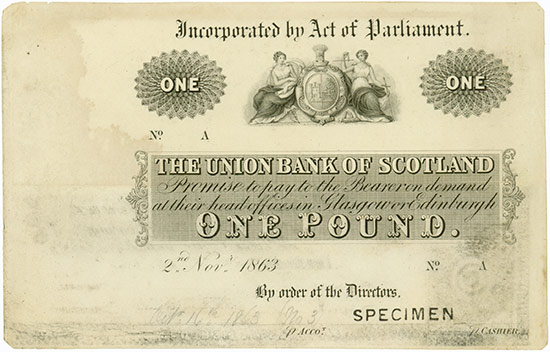 Scotland - Union Bank of Scotland - Pick UNL