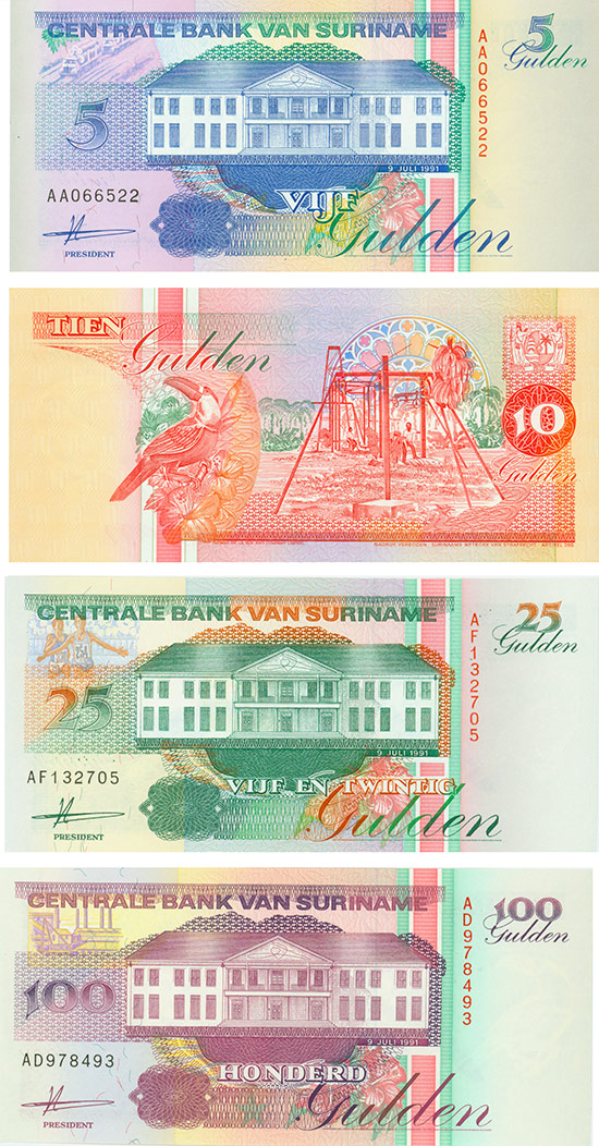 Suriname - Centrale Bank van Suriname [11 Stück]