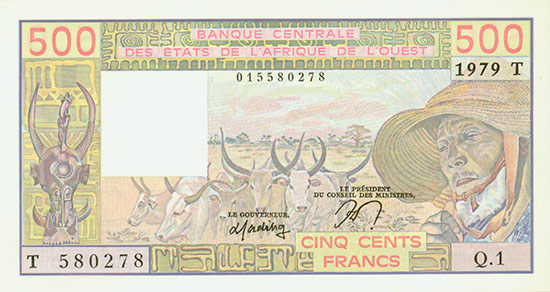 West African States - Banque Centrale des États de l'Afrique de l'Ouest - Pick 805T