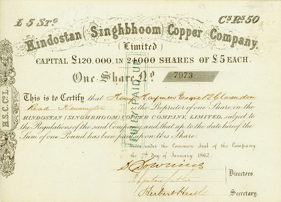 Hindostan (Singhbhoom) Copper Company