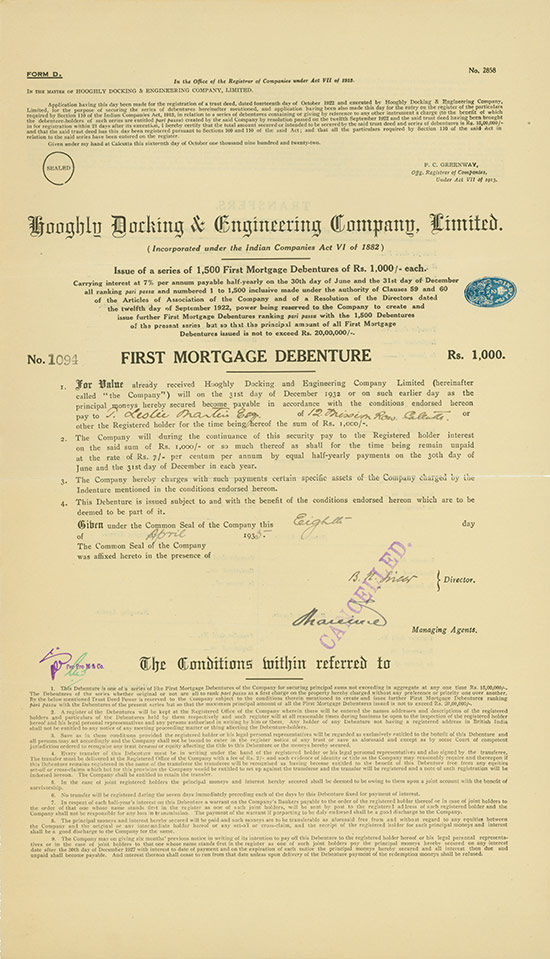 Hooghly Docking & Engineering Company, Limited