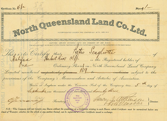 North Queensland Land Co. Ltd.