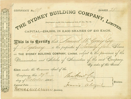 Sydney Building Company, Limited