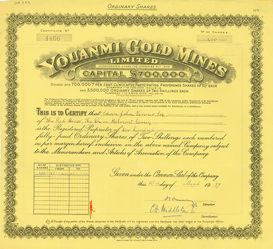 Youanmi Gold Mines Limited
