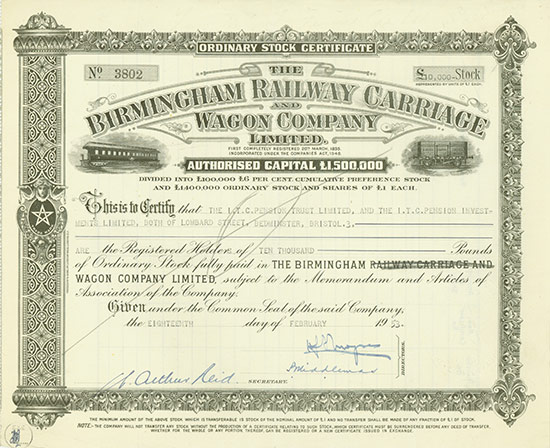 Birmingham Railway Carriage and Wagon Company Limited