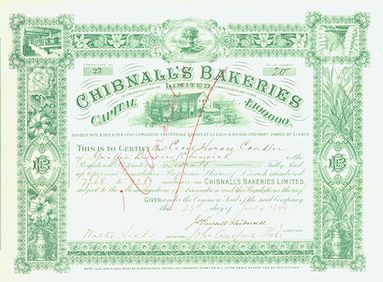 Chibnall's Bakeries Limited