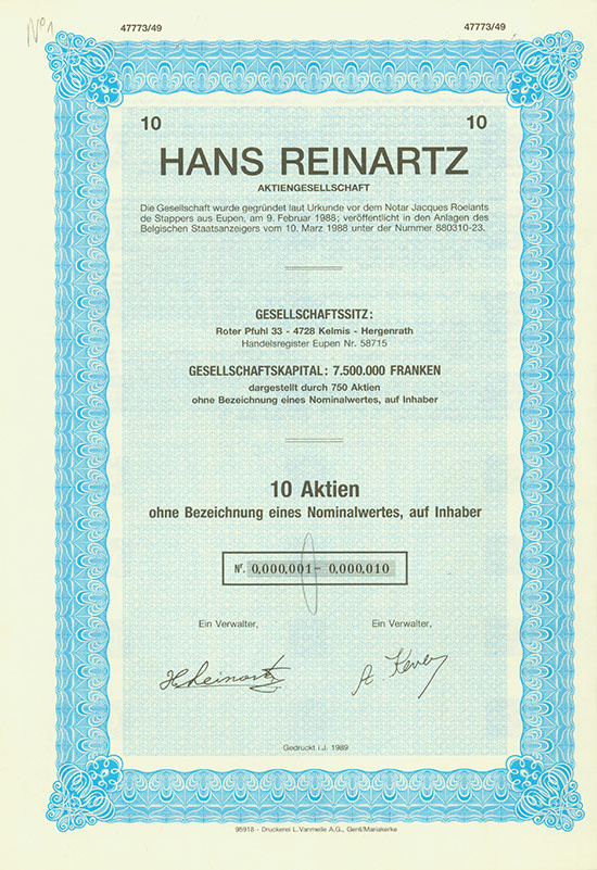 Hans Reinartz AG