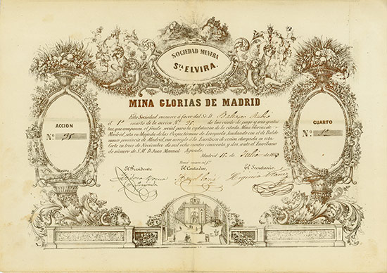 Mina Glorias de Madrid, Sociedad Minera Sta. Elvira