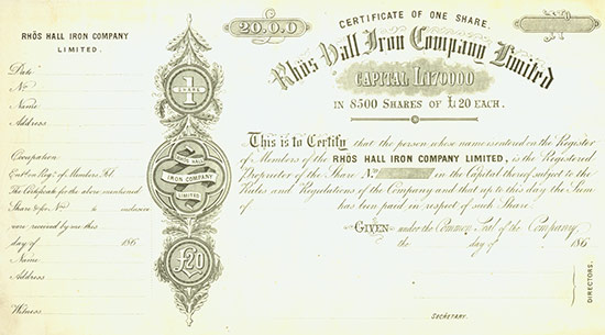 Rhös Hall Iron Company Limited