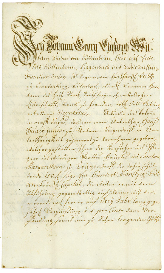 Reichsfreiherr Johann Georg Christoph Wilhelm Stiebar von Buttenheim