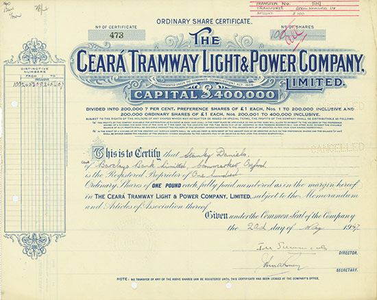 Ceará Tramway Light & Power Company, Limited