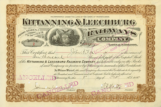 Kittanning & Leechburg Railways Company