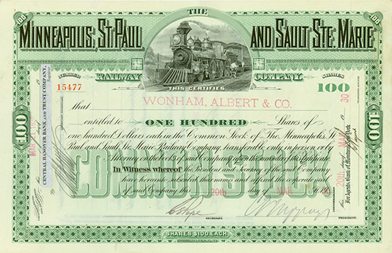 Minneapolis, St. Paul and Sault Ste. Marie Railway Company