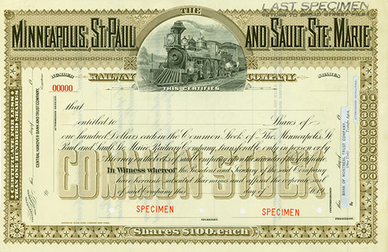 Minneapolis, St. Paul and Sault Ste. Marie Railway Company