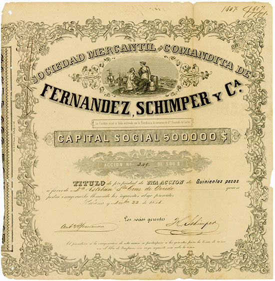 Sociedad Mercantil en Comandita de Fernandez, Schimper y Ca.