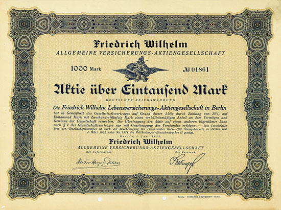 Friedrich Wilhelm Allgemeine Versicherungs-AG