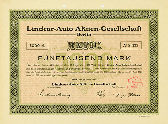 Lindcar-Auto AG
