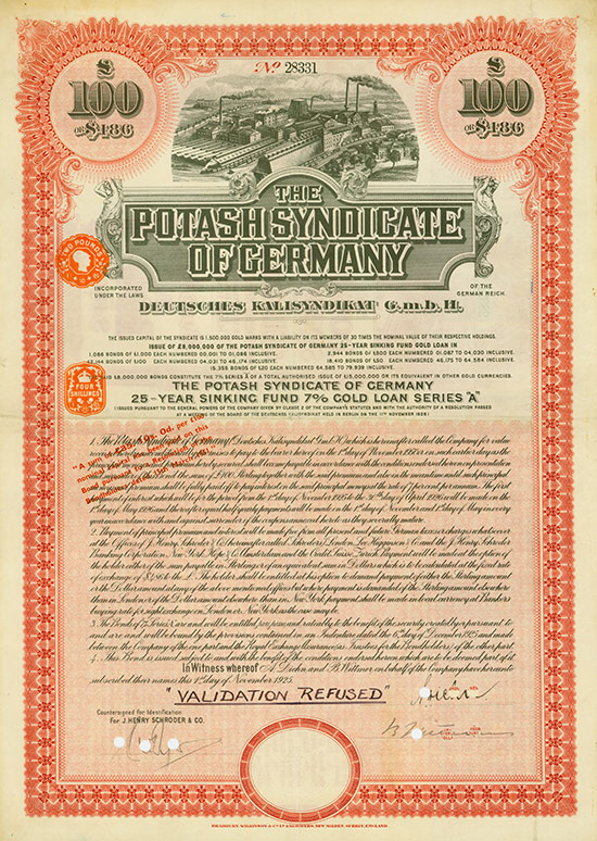 Potash Syndicate of Germany / Deutsches Kalisyndikat G.m.b.H.
