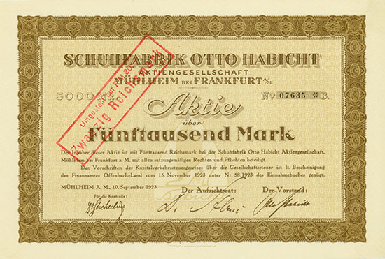Schuhfabrik Otto Habicht AG