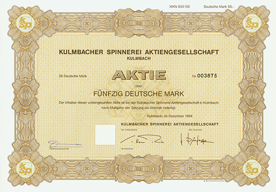 Kulmbacher Spinnerei AG