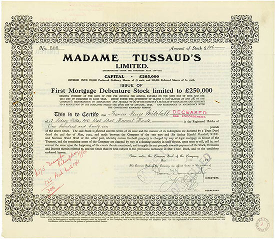 Madame Tussaud's Limited