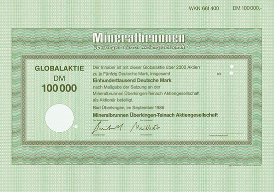Mineralbrunnen Überkingen-Teinach AG