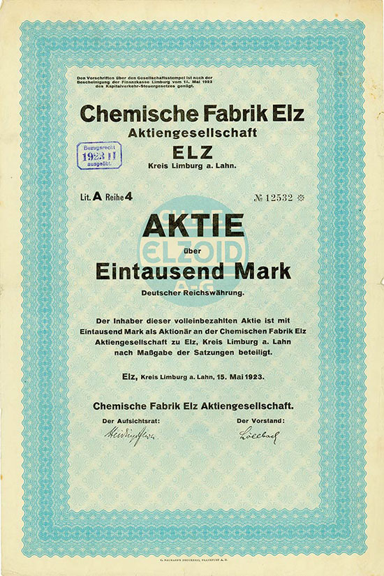 Chemische Fabrik Elz AG