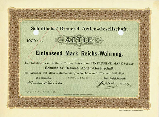 Schultheiss' Brauerei AG