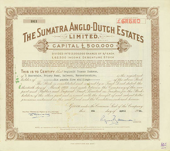 Sumatra Anglo-Dutch Estates Limited