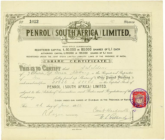 Penrol (South Africa) Limited