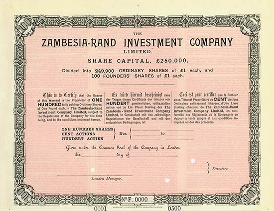 Zambesia-Rand Investment Company Limited