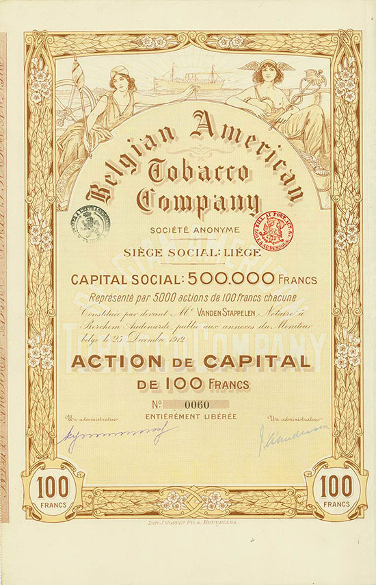 Belgian American Tobacco Company Société Anonyme