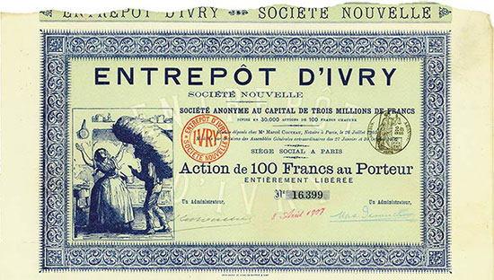 Entrepôt d'Ivry Société Nouvelle