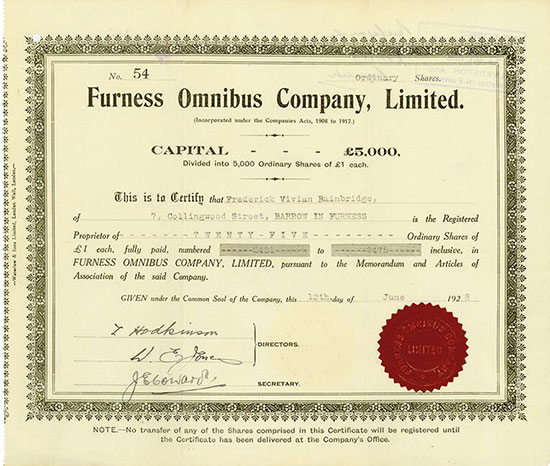 Furness Omnibus Company, Limited